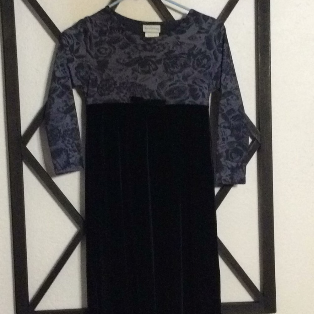 Rare Editions Girls Velvet Dress